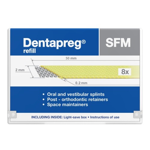 Benzi de fibra de sticla - Dentapreg SFM - kit 8 buc
